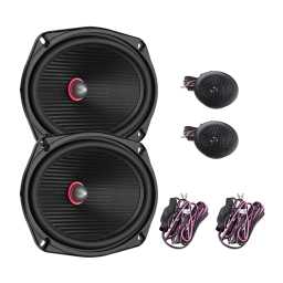 IndyCX69  6X9'' 1X4Ohm SVC 2X80WRMS Quality Built Modular Full Range Speaker System Optimized For Sound Upgrade